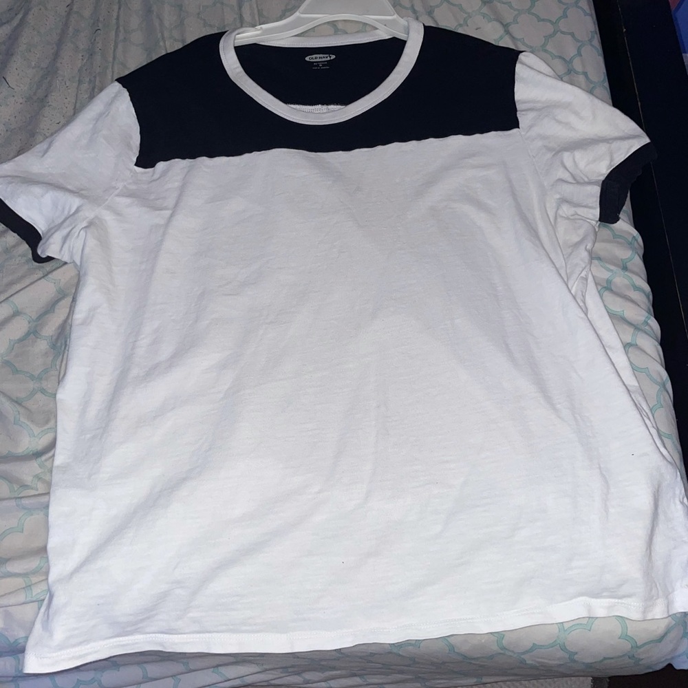 Black and white shirt